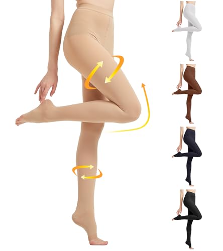 20-30mmhg Beige Open-toe