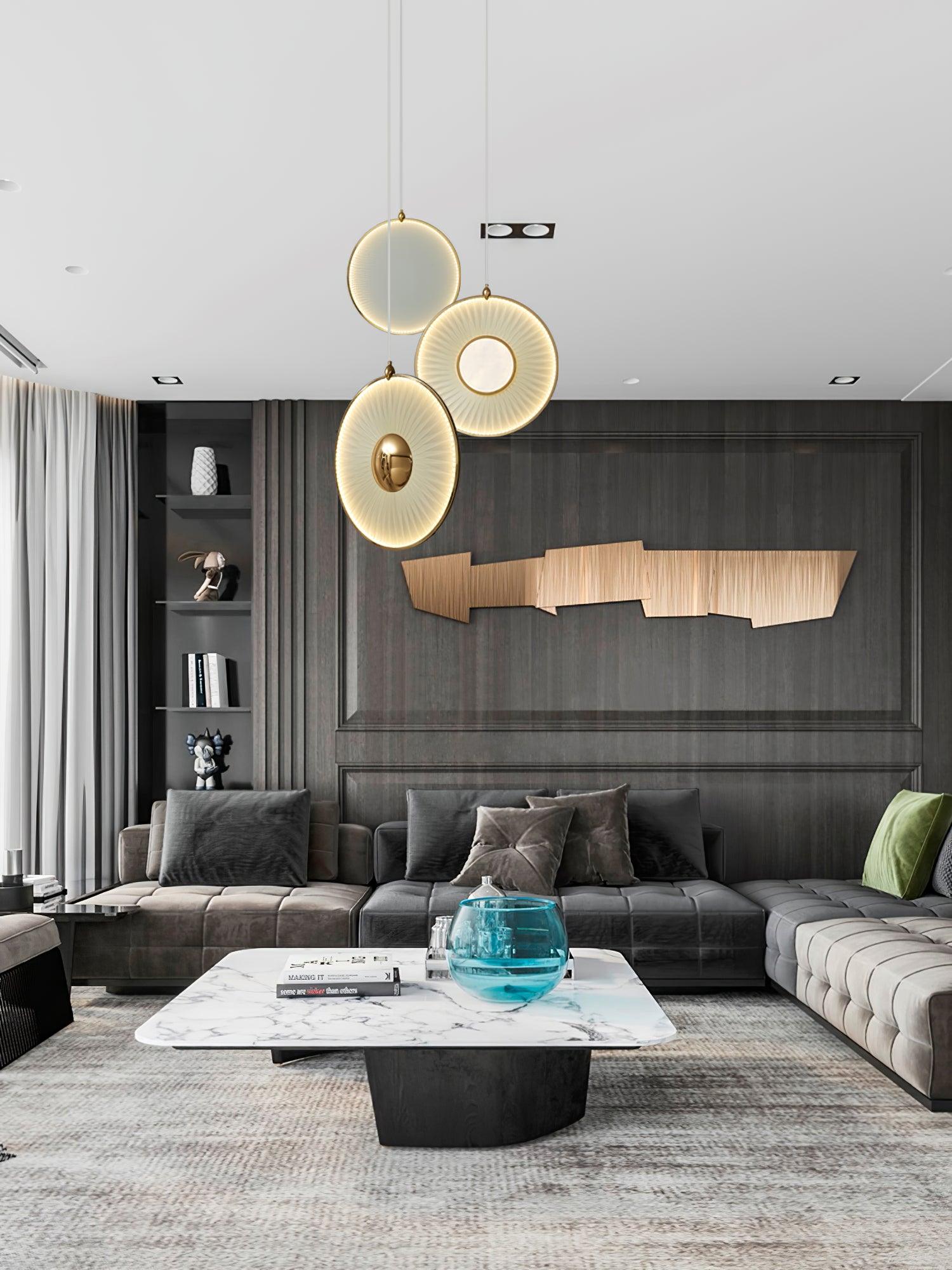 Dix Heures Modern Pendant Light - Elegant Hanging Ceiling Lamp for Dining Room, Kitchen, or Bedroom Lighting