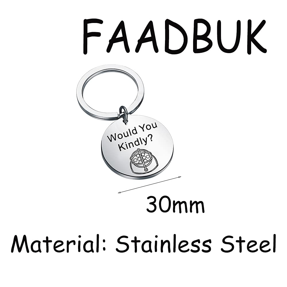 FAADBUK Big Daddy Video Game Keychain - Inspired by Bioshock, Perfect Gift for Gamers - Would You Kindly Gaming Accessory for Collectors & Fans