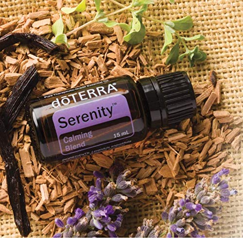 doTERRA Serenity Essential Oil Blend for Relaxation & Sleep - 15ml (Pack of 2) | Natural Stress Relief & Calming Aromatherapy for Bedtime, Meditation & Massage