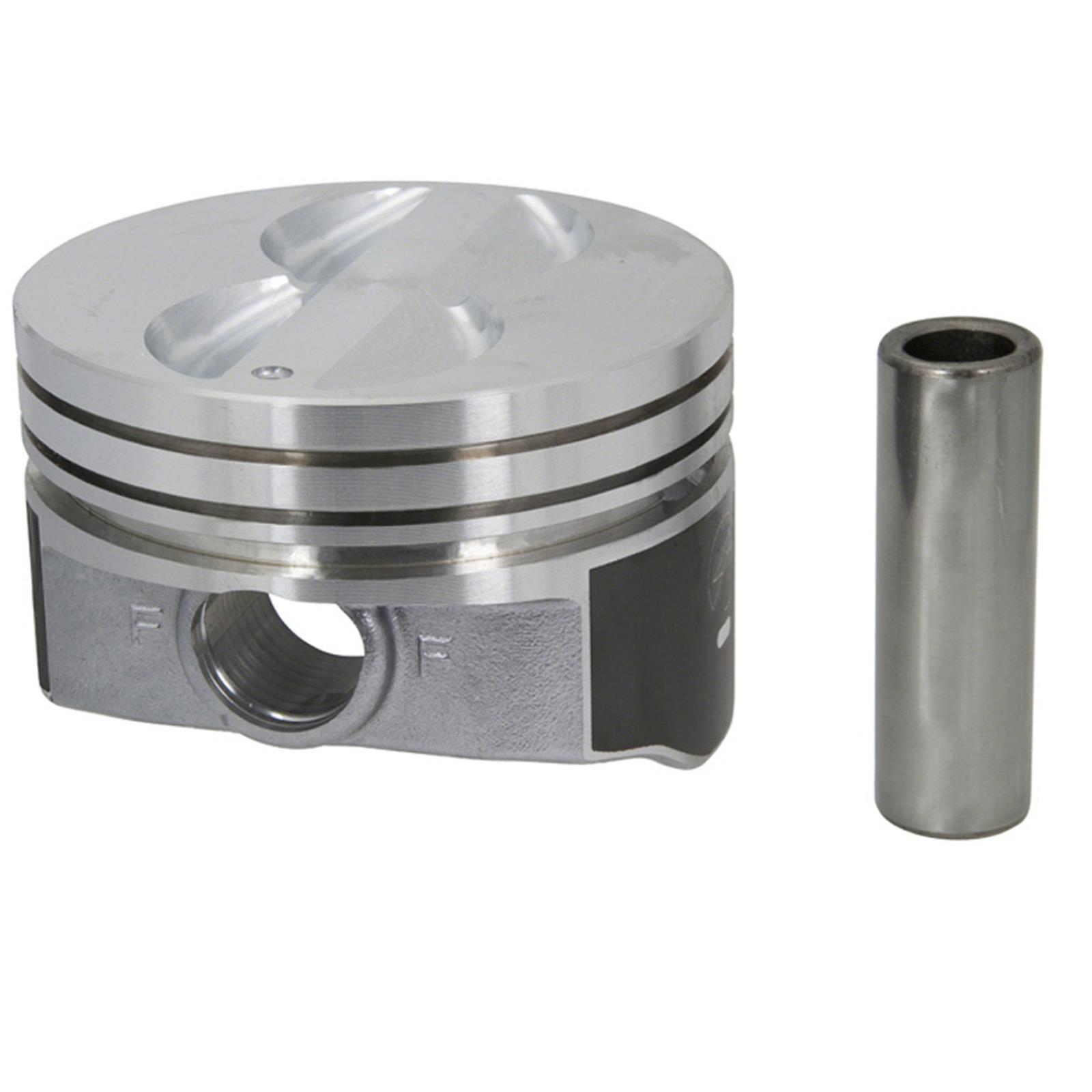 SPEED PRO Hypereutectic Coated Flat Top 4VR Pistons Set for Chevy SB 350 Engine - 8 Piece Kit with 9.3:1 Compression Ratio (0.060 Over) | Perfect for High-Performance Engine Rebuilds & Racing Upgrades