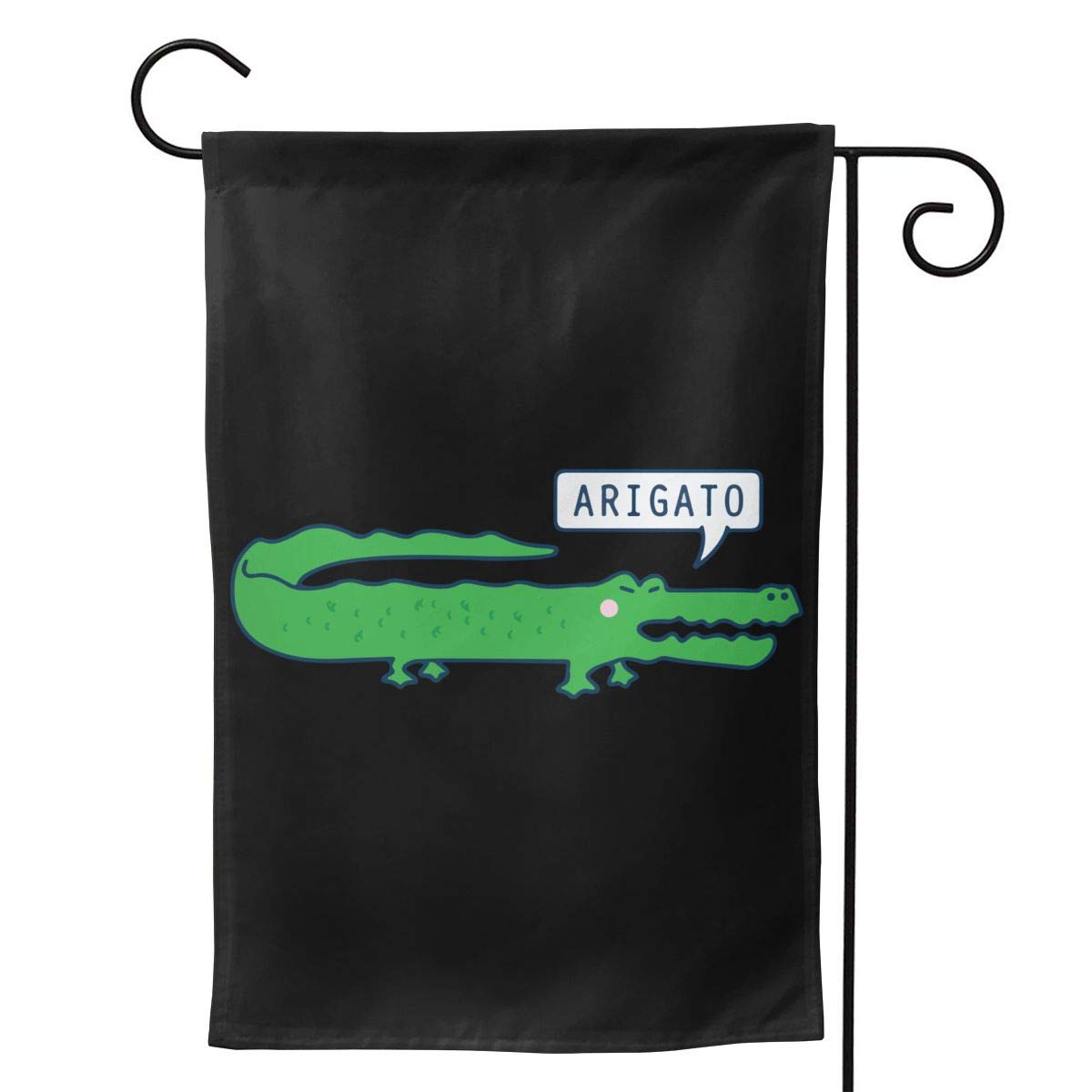 Premium Double-Sided Garden Flag with Alligator Design - 18 x 12.5 Inch Heavy Duty Double Stitched Outdoor Decoration for Yard, Porch & Seasonal Home Decor