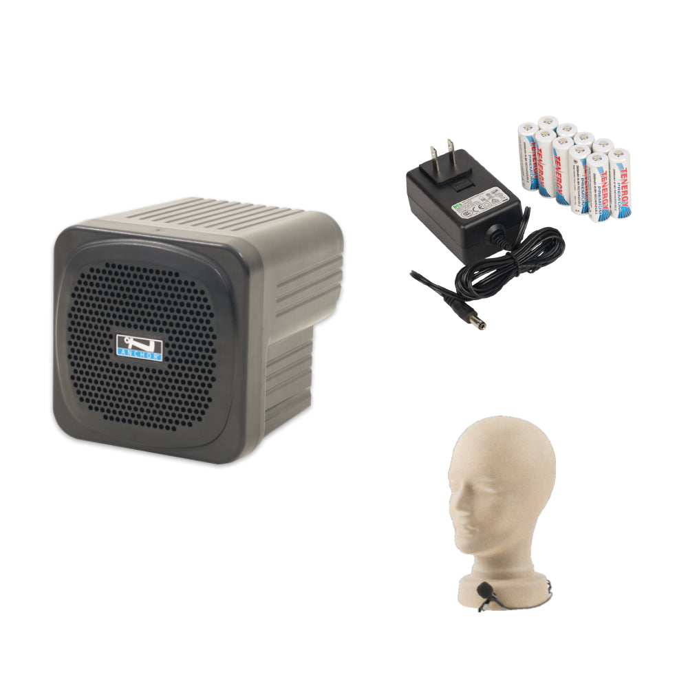 Anchor Audio AN-MINI-U2 Portable PA System with Wireless Mic - Compact & Powerful Personal Sound System for Outdoor Events, Public Speaking & Live Performances