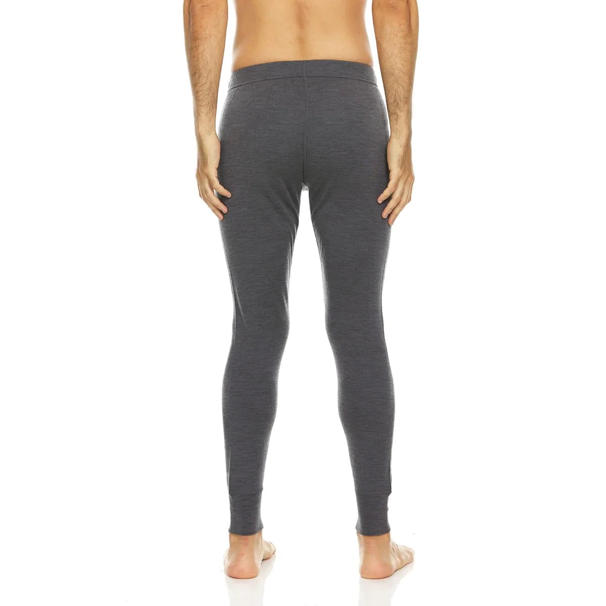 Men's Merino Wool Kancamagus Midweight Base Layer Pants - Warm Thermal Underwear for Hiking, Skiing & Winter Outdoor Activities