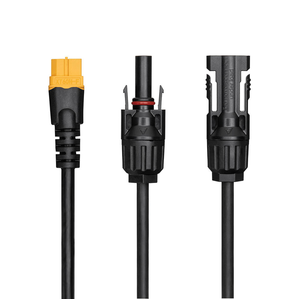 Anker SOLIX MC4 to XT60 Solar Panel Charging Cable for RV, Boat, Off-Grid Power Systems - High Efficiency Energy Transfer