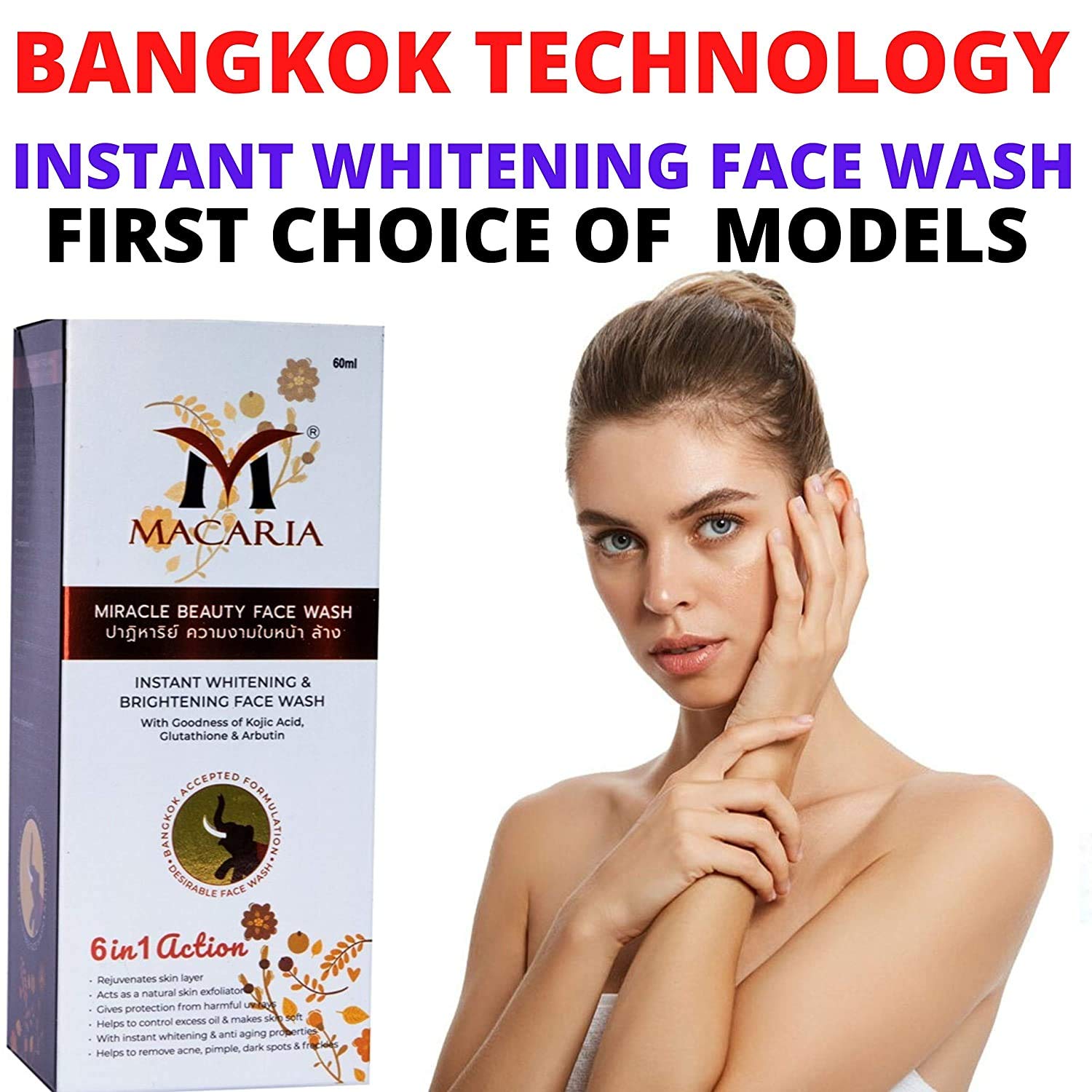 Best Kojic Acid Face Wash for Women - Brightening & Acne Treatment for Hyperpigmentation & Pimple Removal - Gentle Daily Cleanser for Clear, Even Skin Tone - Perfect for Morning & Night Skincare Routine