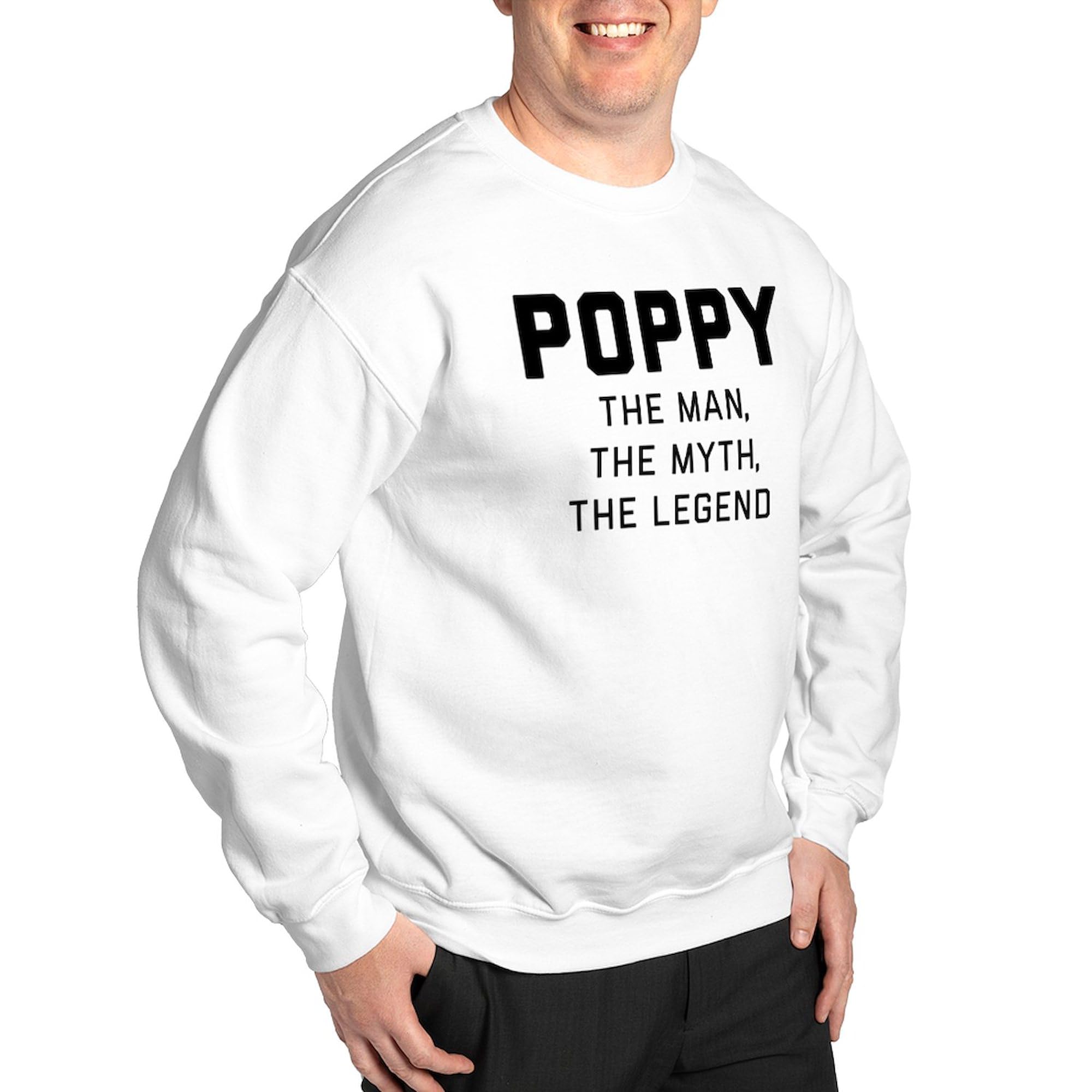 **Poppy Print Classic Crew Neck Lightweight Sweatshirt for Women & Men - Casual Comfort Wear for Coffee Dates, Weekend Outings & Cozy Lounging**