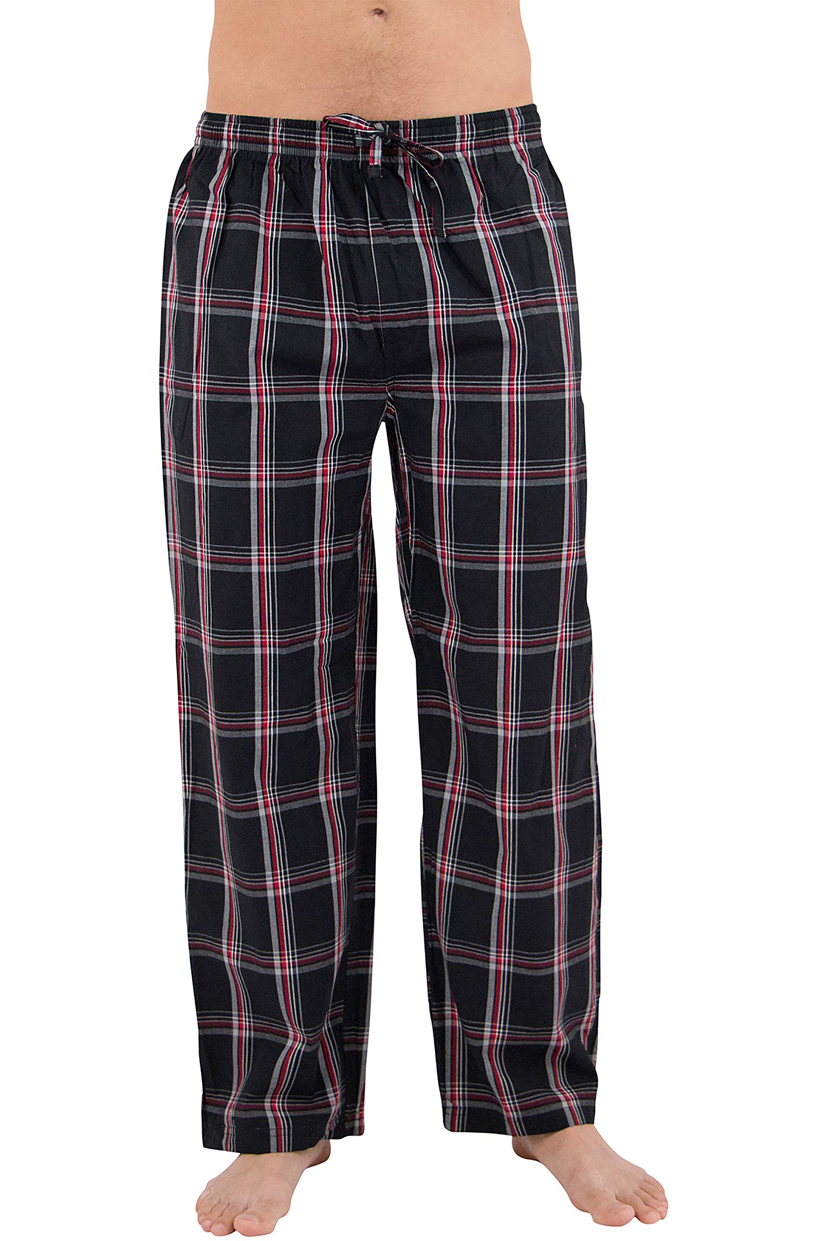 INTIMO Men's Woven Pants - Comfortable & Stylish Casual Trousers for Work, Travel & Everyday Wear
