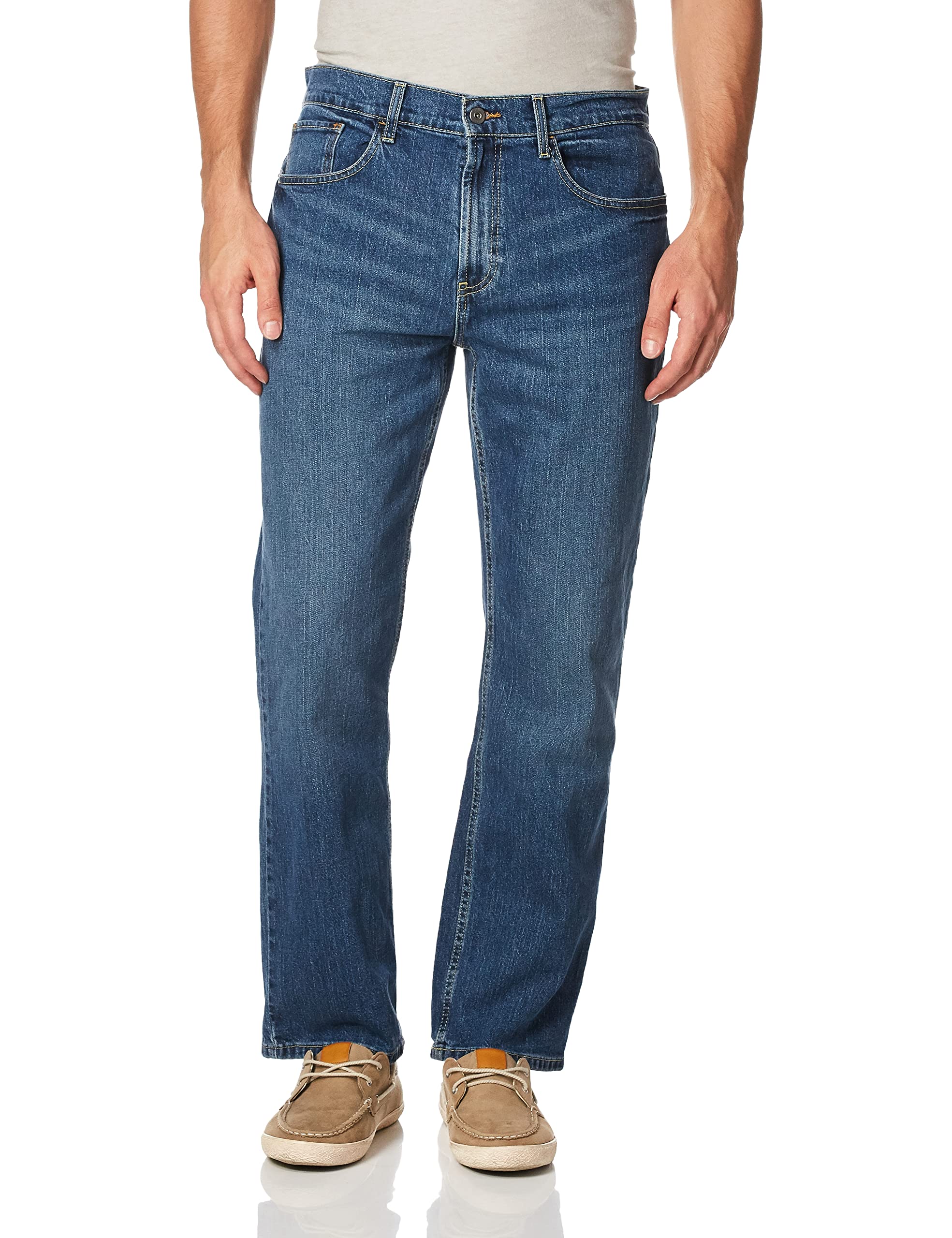 Nautica Men's Relaxed Fit Jeans - Comfortable Stretch Denim Pants for Casual Wear | Perfect for Everyday Outfits, Work & Weekend Style