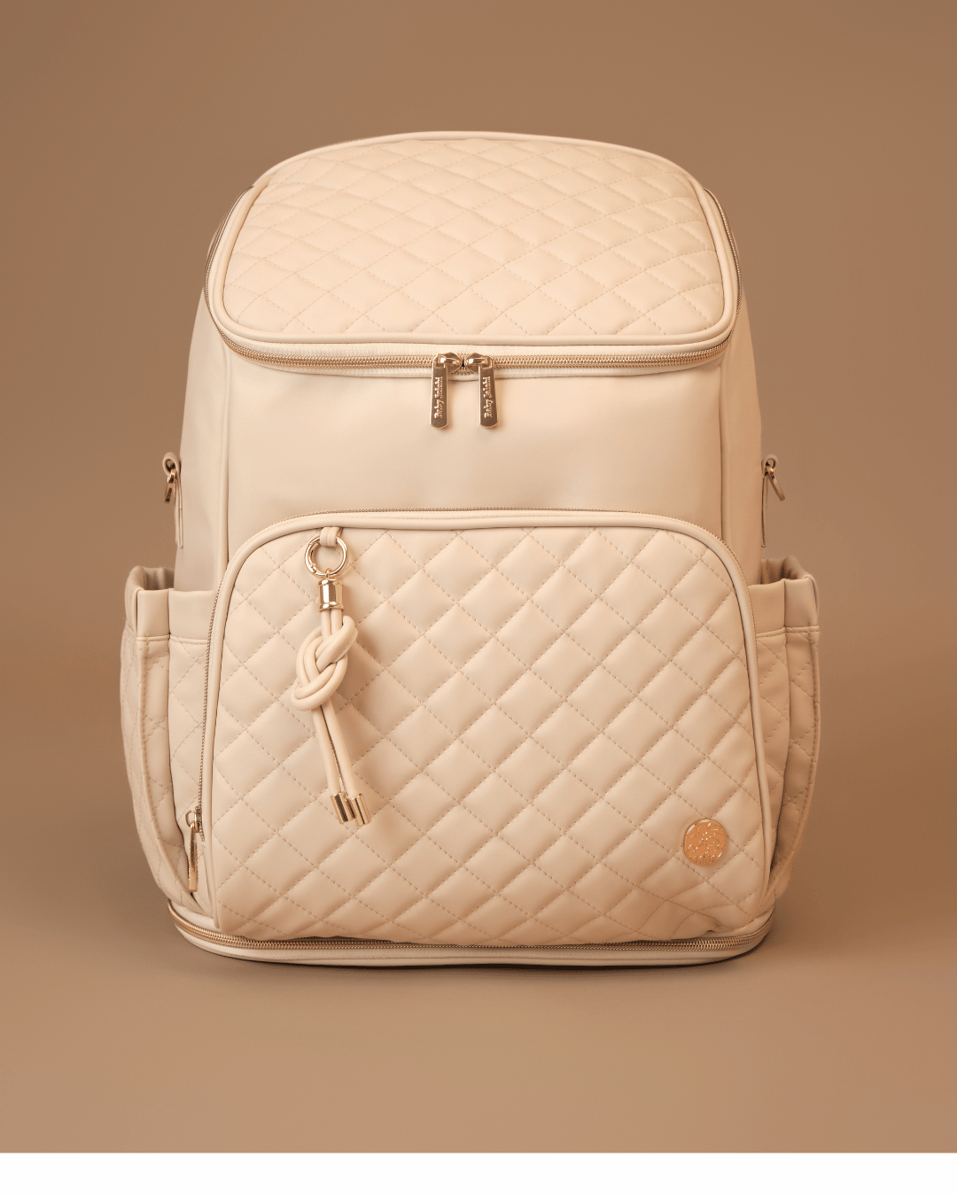 Super Trooper Diaper Bag - Premium Ecru Baby Changing Bag for Parents | Perfect for Travel, Daycare & On-the-Go Parenting