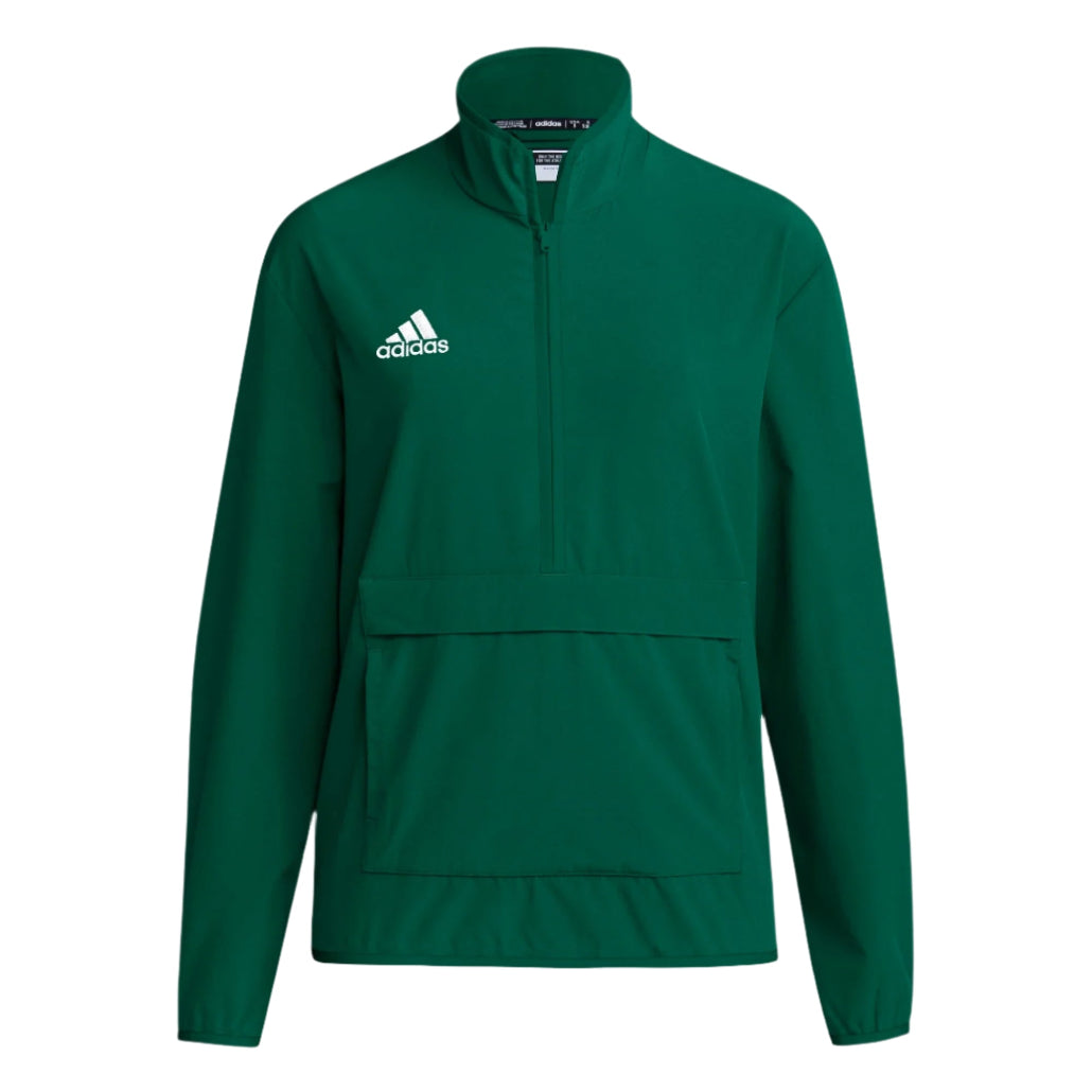 Adidas Men's Long Sleeve 1/4 Zip Pullover Jacket - Lightweight Athletic Running Top - IW5089 - Perfect for Jogging, Gym Workouts & Outdoor Activities