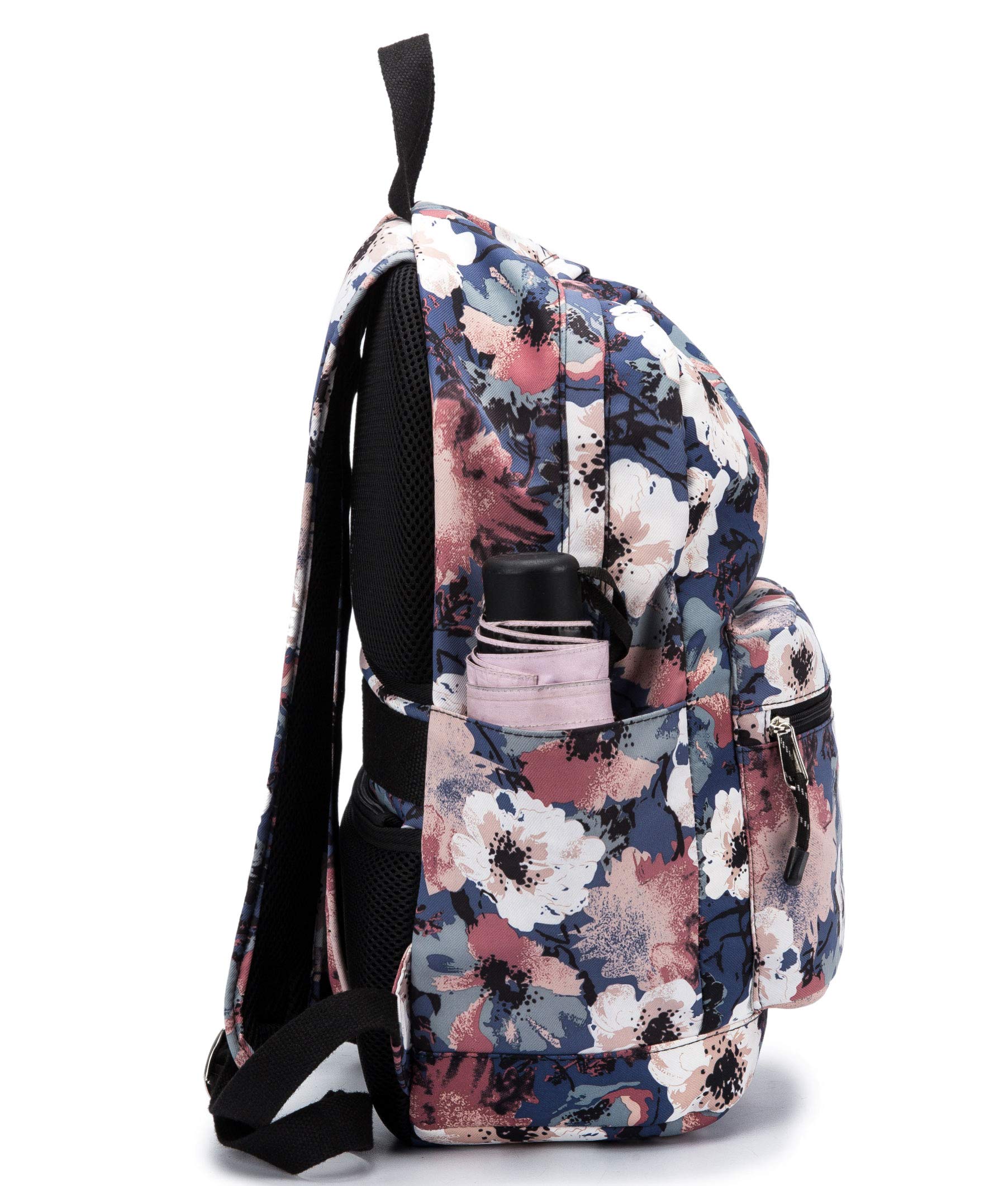 **Kinmac Camellia 15 Inch Waterproof Laptop Backpack for Travel & Outdoor - USB Charging Port Fits 13, 14 & 15.6 Inch Laptops - Perfect for Commuting, Hiking & Business Trips**