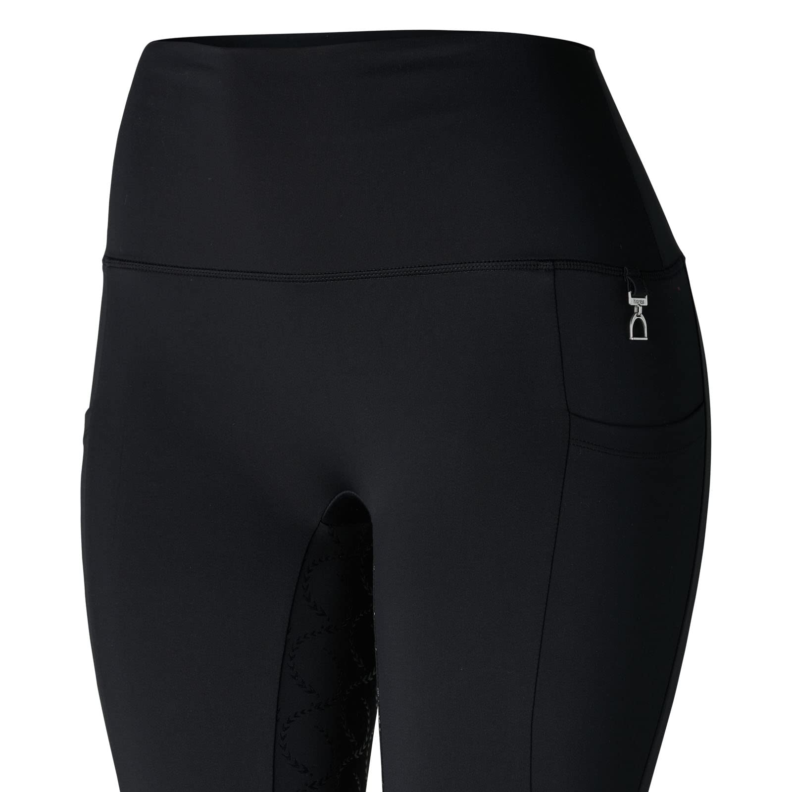 HORZE Gillian Women's Silicone Full Seat Equestrian Riding Tights - Perfect for Horseback Riding, Training & Competition
