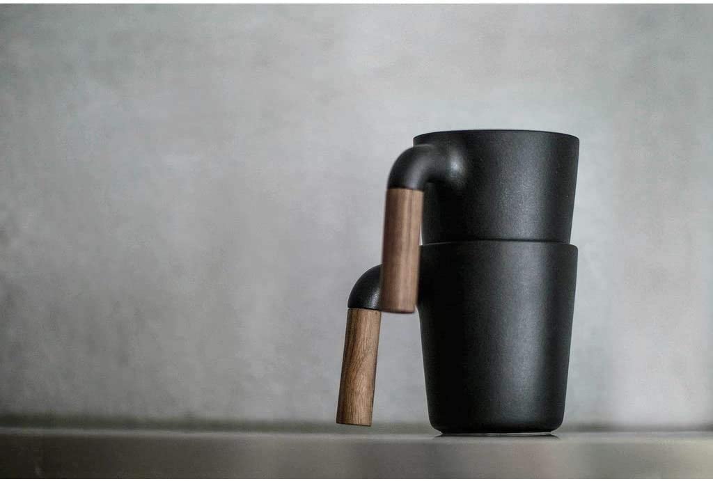 Premium HMM Mugr Insulated Coffee Cup - Charcoal Black | Keeps Drinks Hot or Cold for Hours | Perfect for Home, Office & Travel