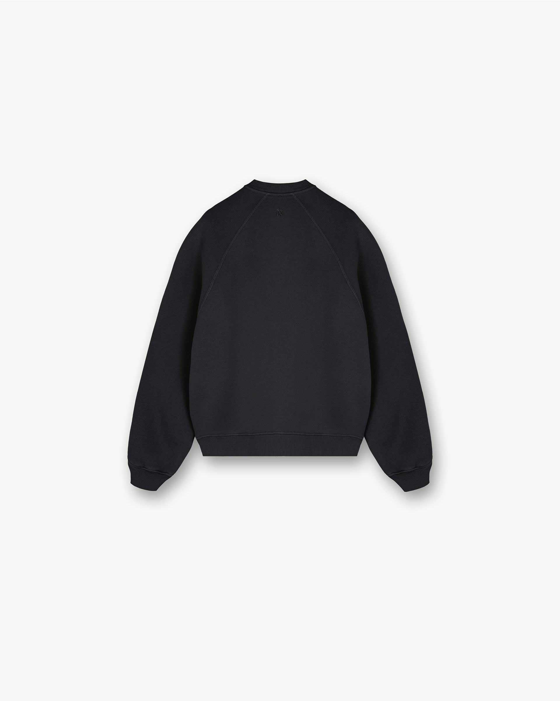 Initial V Notch Sweater - Washed Black | Stylish Casual Pullover for Men | Perfect for Fall & Winter Outfits