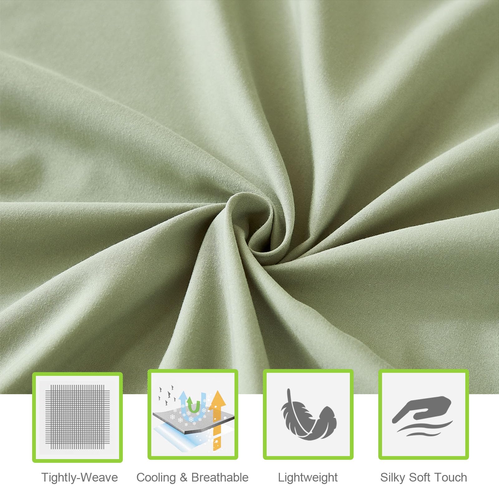 ILAVANDE 6-Piece King Size Sheet Set - Super Soft 1800 Series Microfiber Bedding, Wrinkle & Fade Resistant with 14