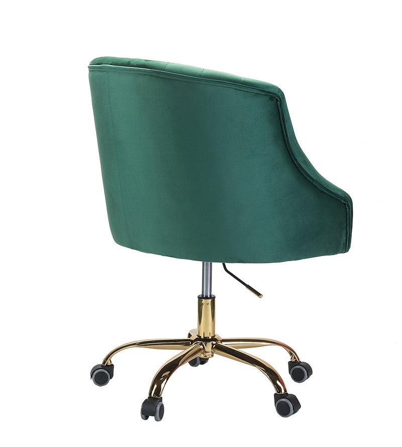 Penelope Velvet Tufted Office Chair - Ergonomic Executive Desk Chair with Lumbar Support - Perfect for Home Office, Gaming & Workspace Comfort