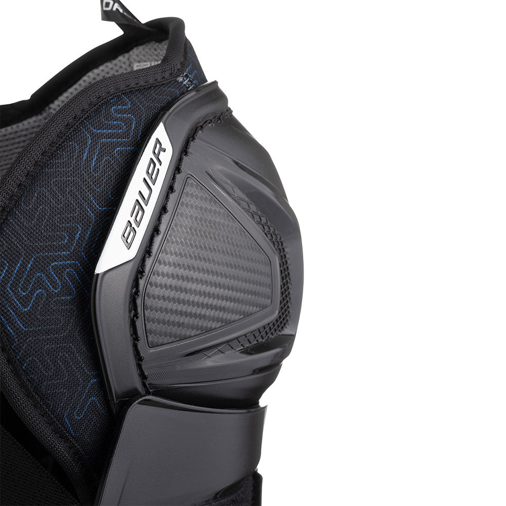 Bauer X 2024 Intermediate Ice Hockey Shin Guards - Protective Gear for Youth & Adult Hockey Players - Perfect for Practice, Games & Training Sessions