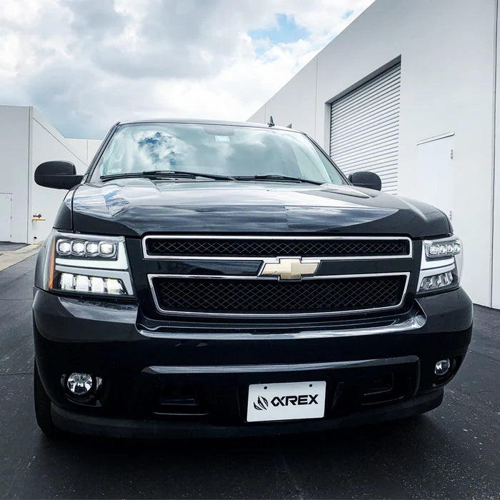 07-14 Chevrolet Tahoe/Suburban & 07-13 Avalanche NOVA Series LED Projector Headlights - Chrome Housing - High Performance Lighting for Night Driving & Off-Road Adventures