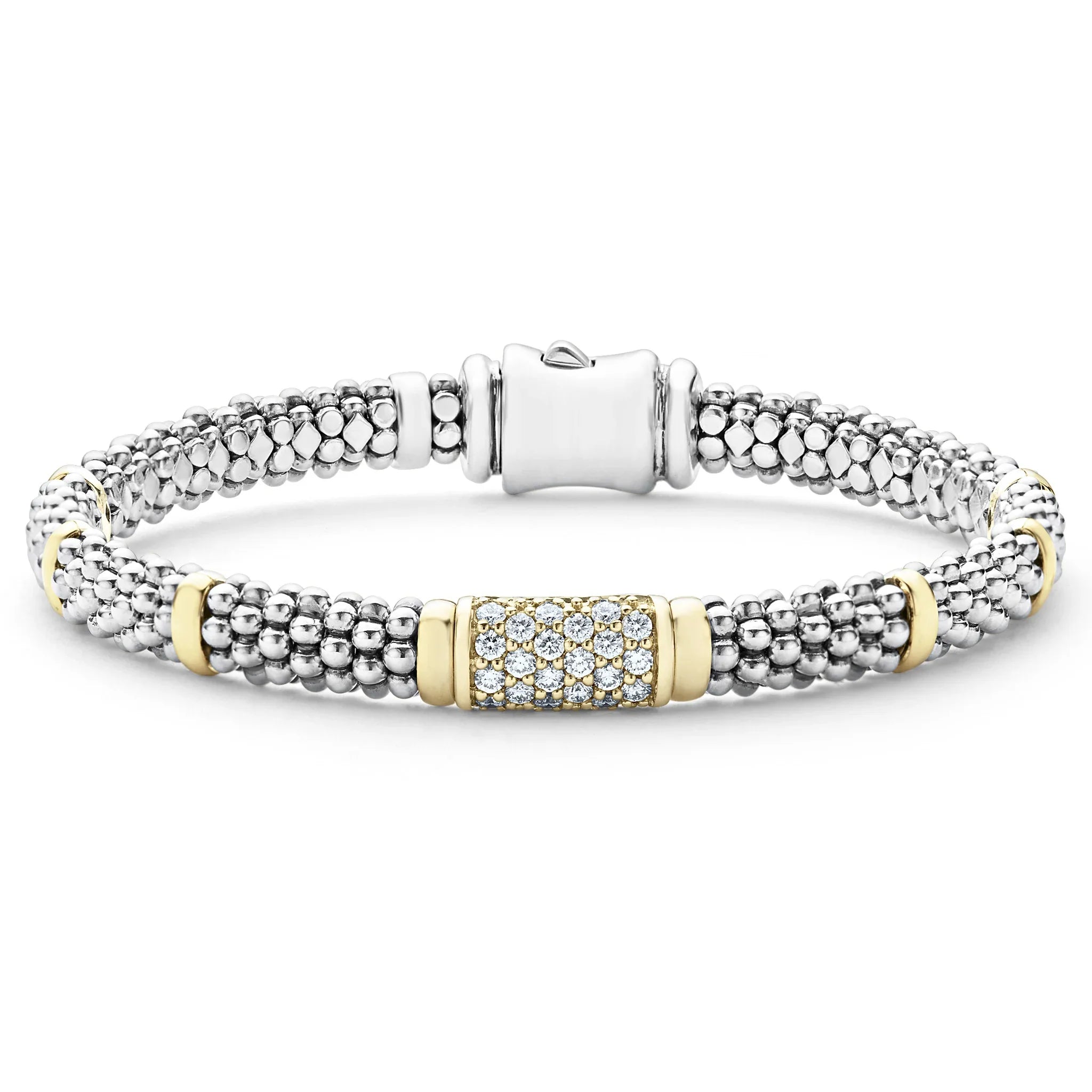 6mm Diamond Caviar Bracelet for Women - Elegant Tennis Bracelet for Everyday Wear & Special Occasions