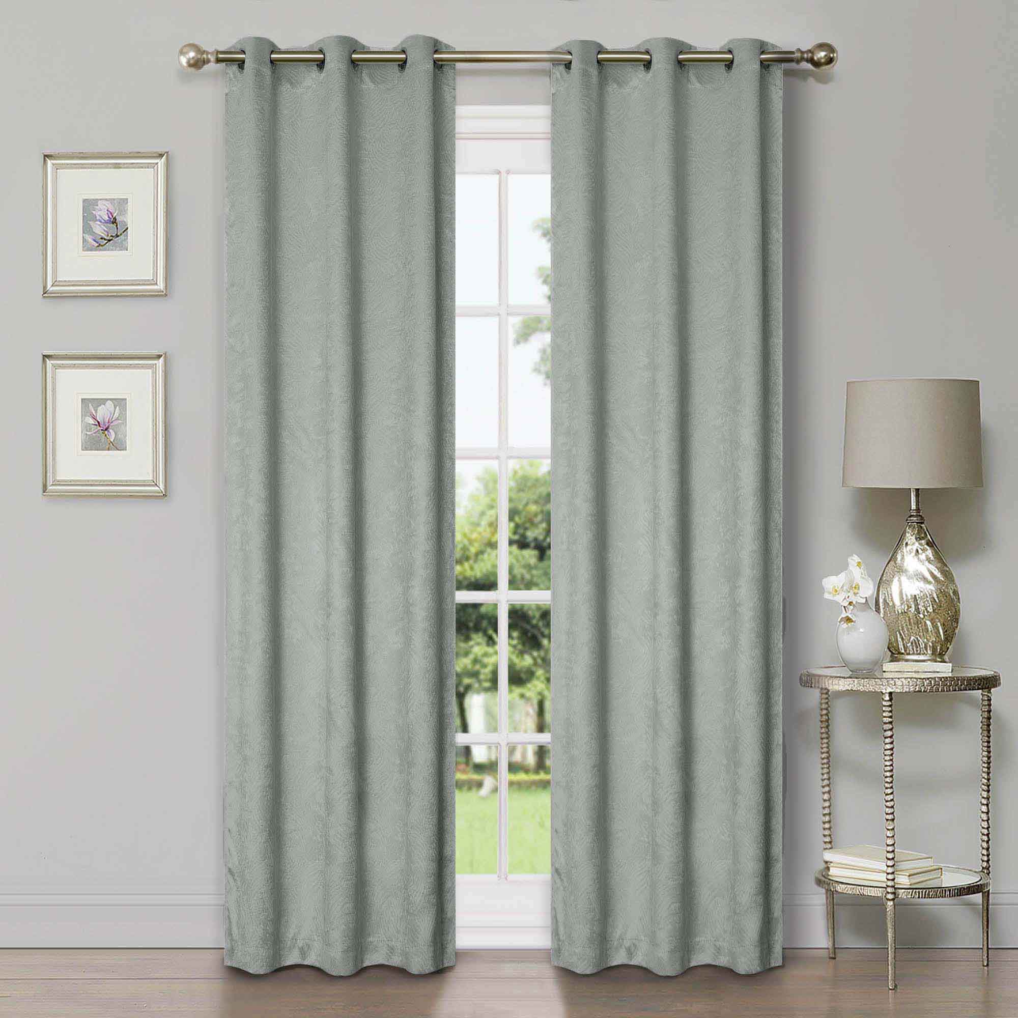 Waverly Modern Washable Blackout Curtains for Bedroom - Room Darkening Window Treatment Panels Set, Thermal Insulated Drapes for Nursery, Living Room & Home Decor