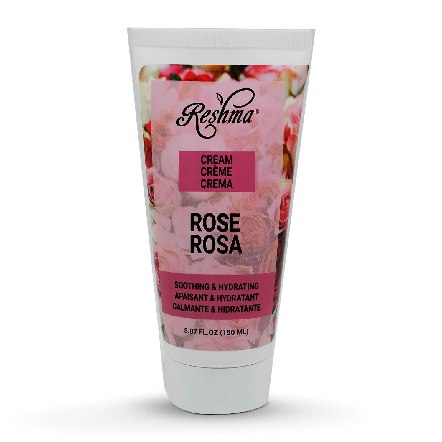 Reshma Beauty Rose Face & Body Cream for Normal to Dry Skin - Hydrating Moisturizer with Rose Oil, Almond Oil & Olive Oil - Enhances Natural Glow - 5.07 fl oz Body Butter (Pack of 1) - Perfect for Daily Skincare Routine & Nighttime Hydration