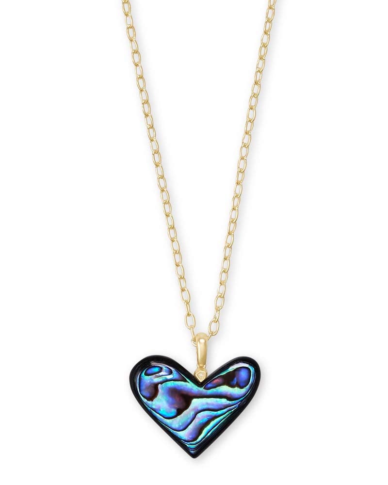 Kendra Scott Poppy Heart Long Pendant Necklace for Women - Elegant Gold-Tone Jewelry Gift for Valentine's Day, Anniversary & Special Occasions | Perfect for Date Nights, Weddings & Everyday Wear