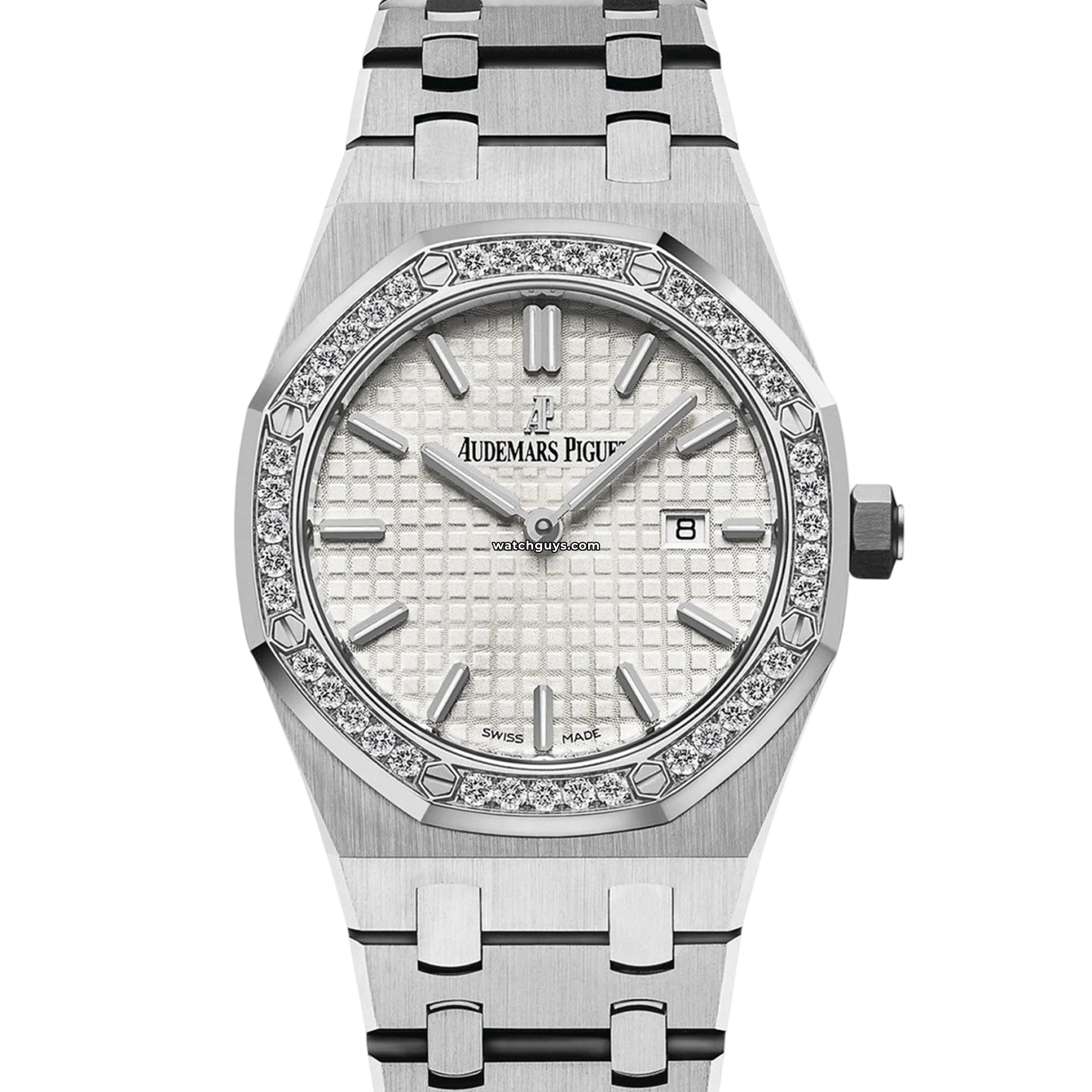 Audemars Piguet Royal Oak Quartz Ladies Watch 67651ST.ZZ.1261ST.01 - Luxury Stainless Steel Wristwatch for Women, Perfect for Business Meetings & Special Occasions