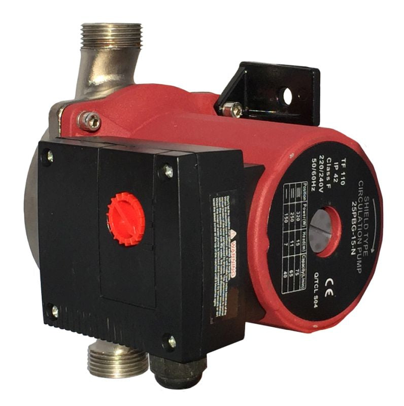 High-Efficiency Circulator Pump for Hot Water - Heavy Duty for Large Homes & Commercial Use - Perfect for Hydronic Heating & Hot Water Recirculation Systems