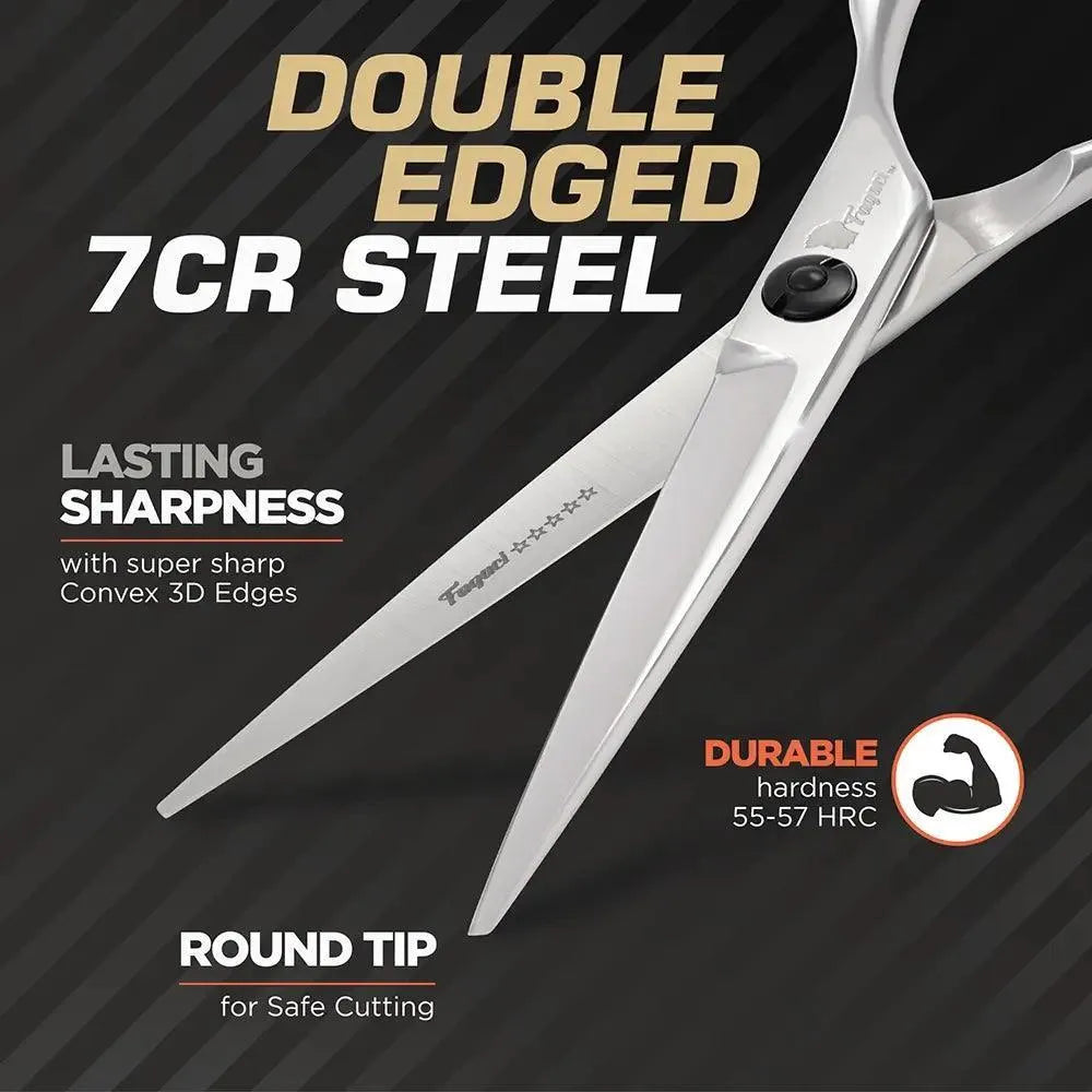 Professional Hair Cutting Scissors - Barber Shears for Precision Haircuts - Salon-Grade Stainless Steel Scissors for Stylists & Home Use - Perfect for Hairdressing, Trimming & Thinning