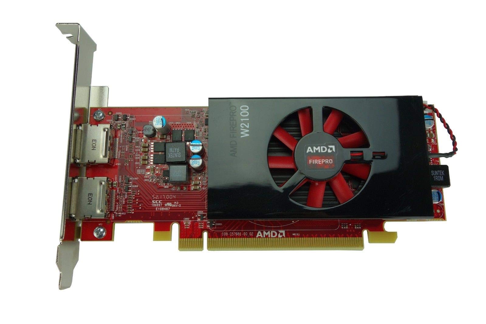 AMD FirePro W2100 Low Profile Professional Graphics Card 2GB GDDR3 - Best for CAD, Video Editing & Multi-Monitor Workstations