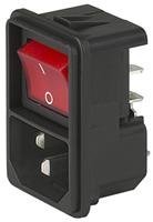 4302.2004 Power Entry Module - IEC 320 C14 Inlet with Fuse & Switch - Replacement for Electronics & Appliances | Use for Servers, Power Supplies, Audio Equipment & More