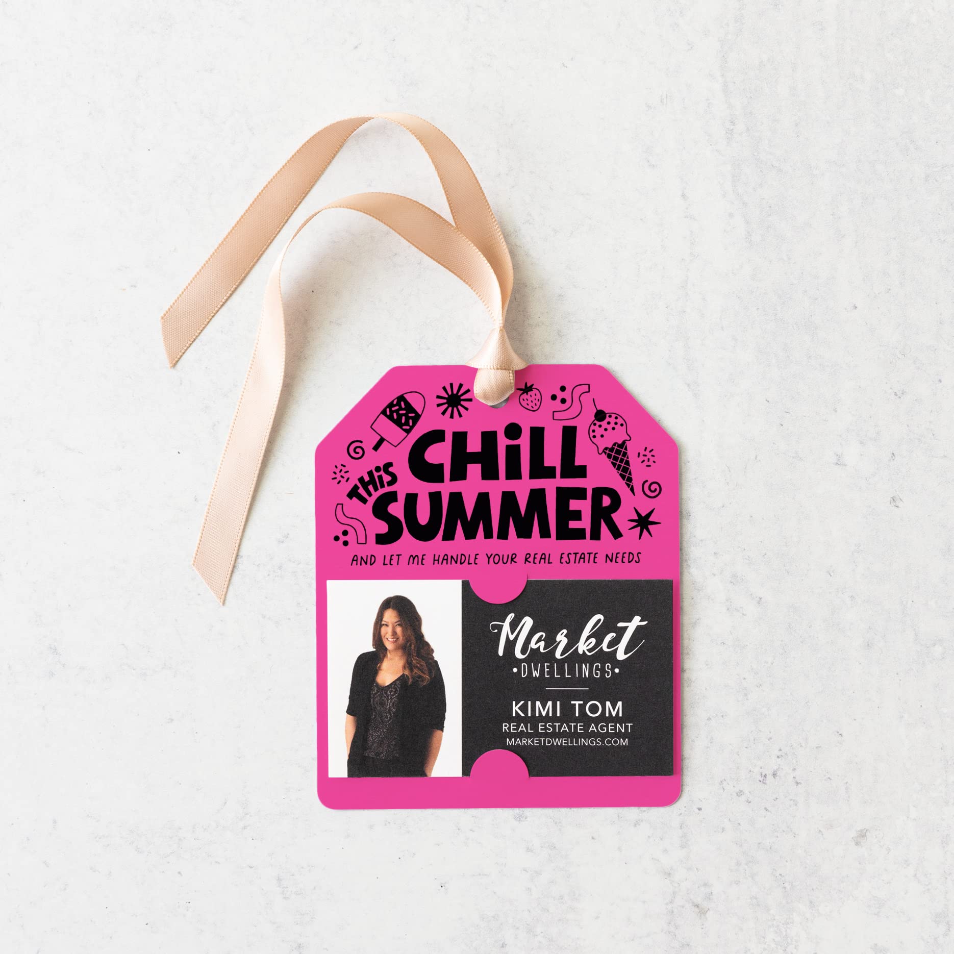 Real Estate Themed Gift Tags - 111-GT001 | Perfect for Summer Parties, Housewarming Gifts & Real Estate Agent Appreciation