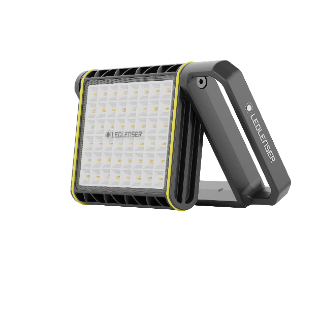 AF8R LED Work Floodlight - 5000 Lumens, IP65 Waterproof, Adjustable Outdoor Lighting for Construction, Warehouse, and Backyard Security - Bright, Durable, and Energy-Efficient Worksite Light
