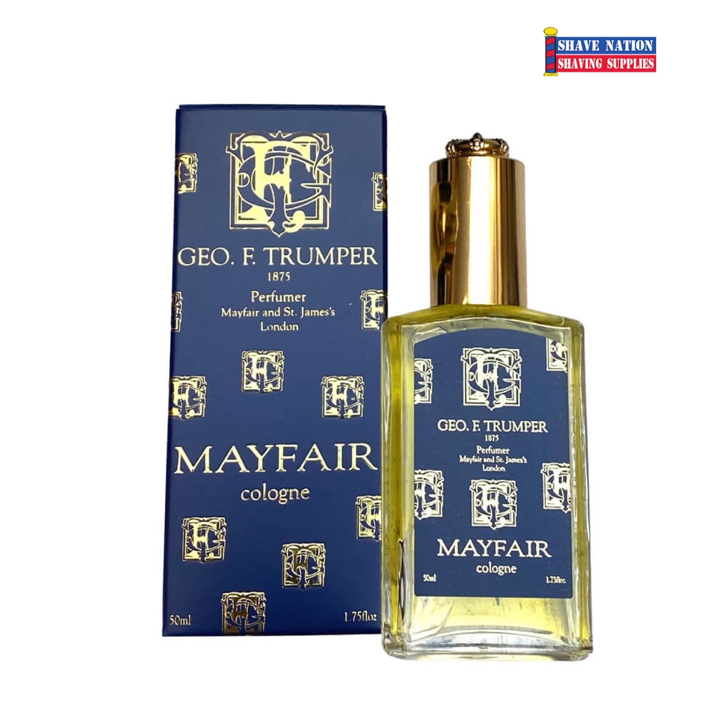Geo F Trumper Mayfair Cologne for Men - 50ml Eau de Toilette Spray | Luxury Fragrance for Everyday Wear & Special Occasions