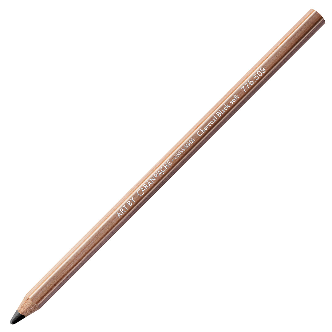 Premium Caran d'Ache Charcoal Pencils for Artists - Professional Sketching & Drawing Tools - Ideal for Portraits, Landscapes & Fine Art Sketching