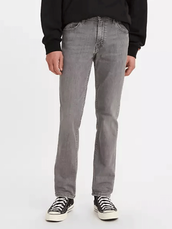 Levi's Men's 511 Slim Fit Flex Jeans - Bee Eye Grey Wash | Comfortable Stretch Denim Pants for Casual Wear & Everyday Style