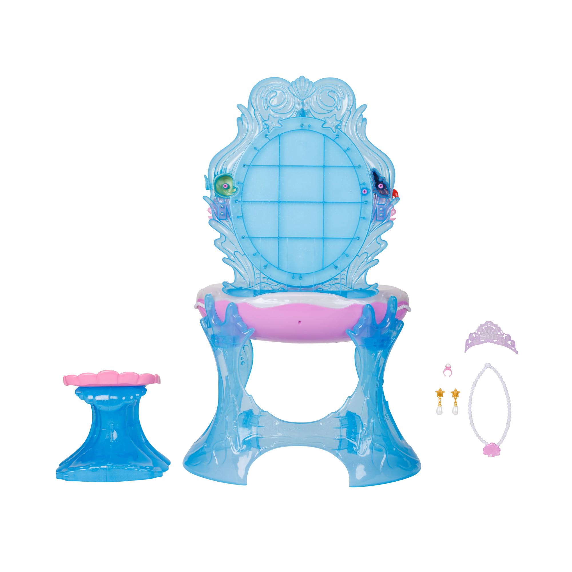 Disney Princess Ariel Vanity Set for Girls with Lights & Sounds - Plays 