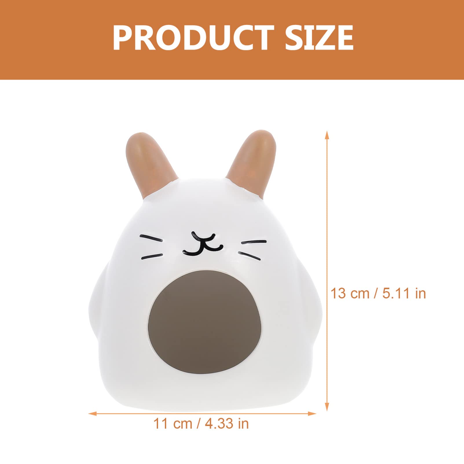 Ceramic Hamster House - Cooling Nest for Hamsters, Guinea Pigs & Small Pets - Breathable Summer Hideout for Small Animals - Perfect for Cages, Habitats & Pet Play Areas