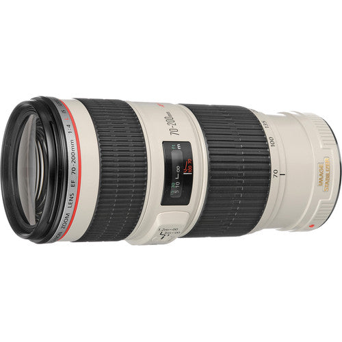 Canon EF 70-200mm f/4L IS USM Telephoto Zoom Lens for Portrait, Sports & Wildlife Photography - Professional DSLR Camera Lens with Image Stabilization