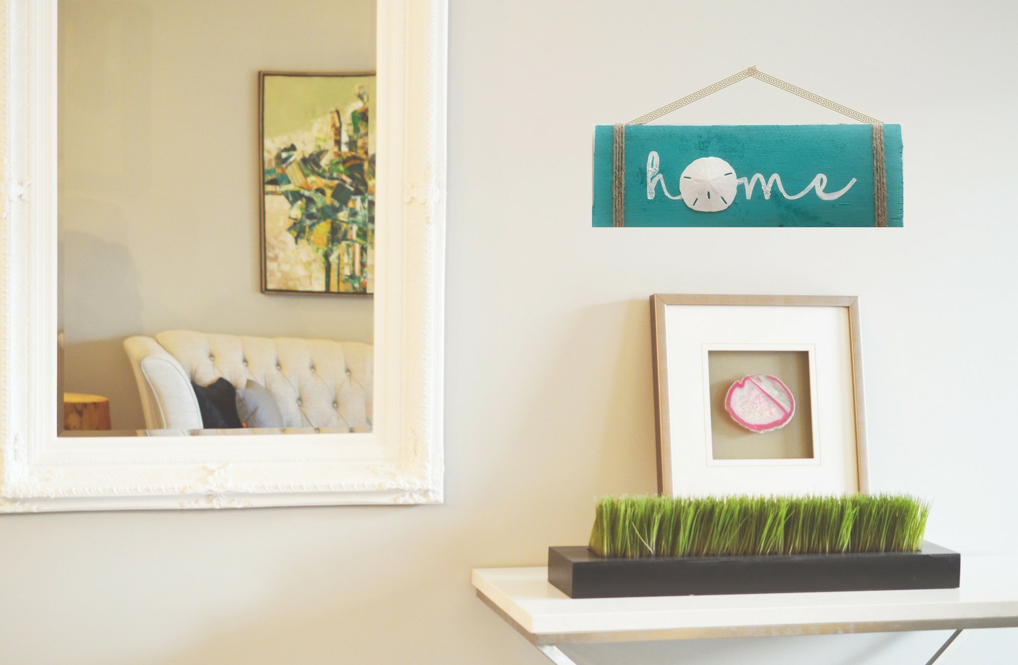 Wooden Beach House Decor Sign for Coastal Home