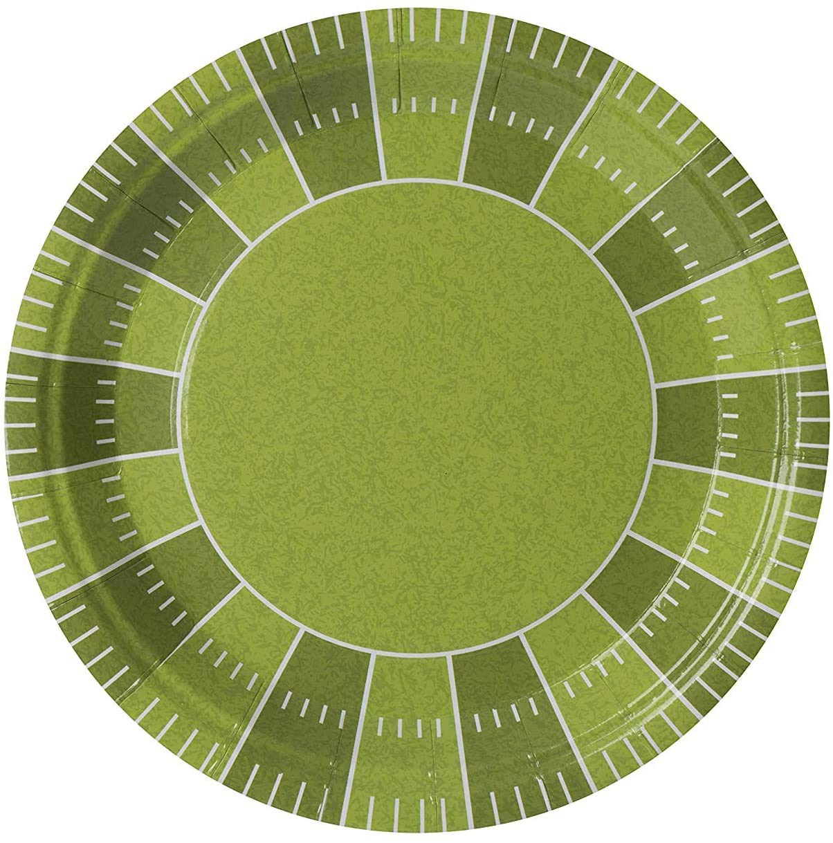Football Themed 7-Inch Disposable Round Paper Plates (50-Pack) - Perfect for Game Day Parties, Tailgates, Family Dinners & Sports Events - Ideal for Super Bowl, Birthday Celebrations & BBQ Gatherings