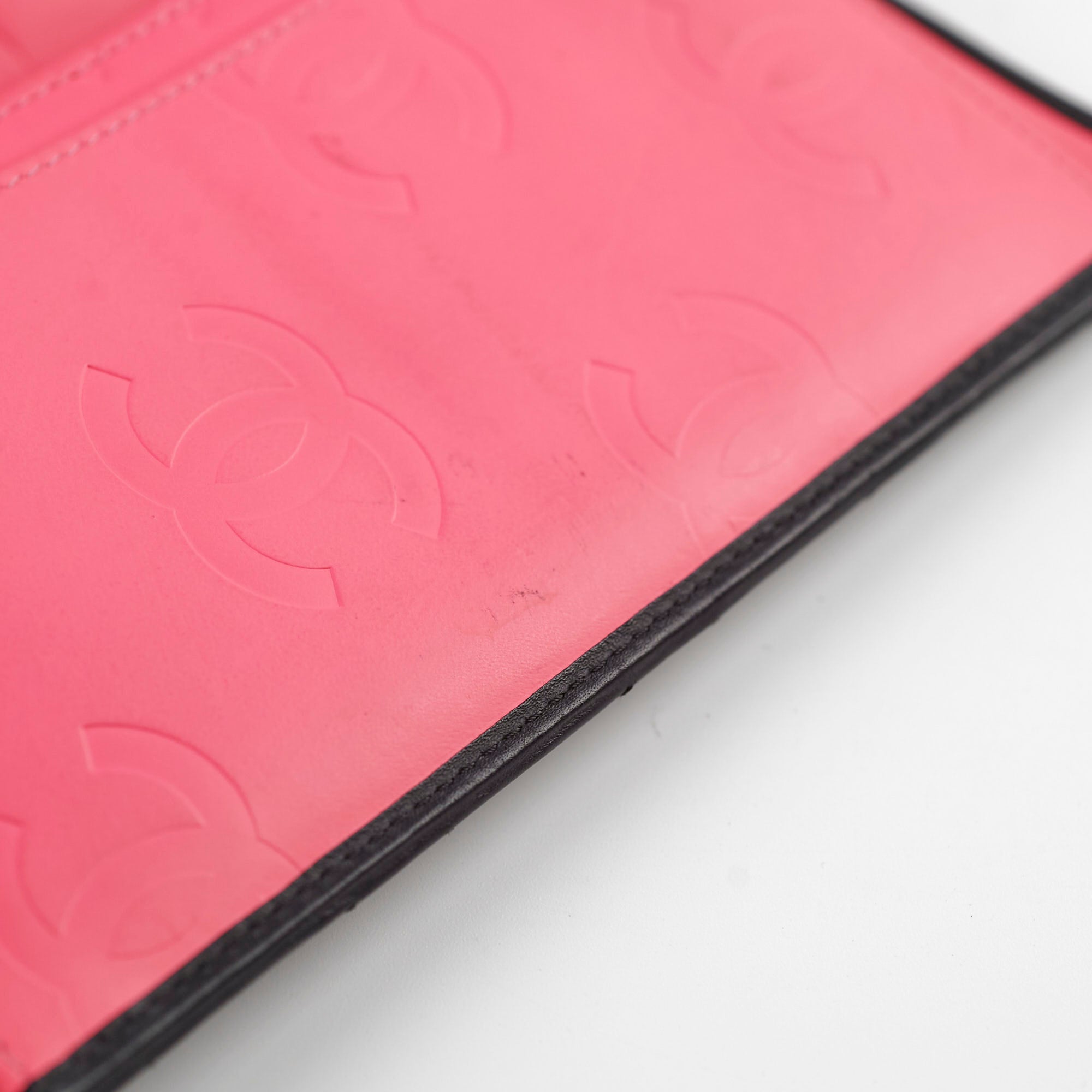 Chanel Cambon Long Flap Wallet in Calfskin Leather - Black & Pink for Women | Luxury Designer Handbag for Everyday Use & Special Occasions