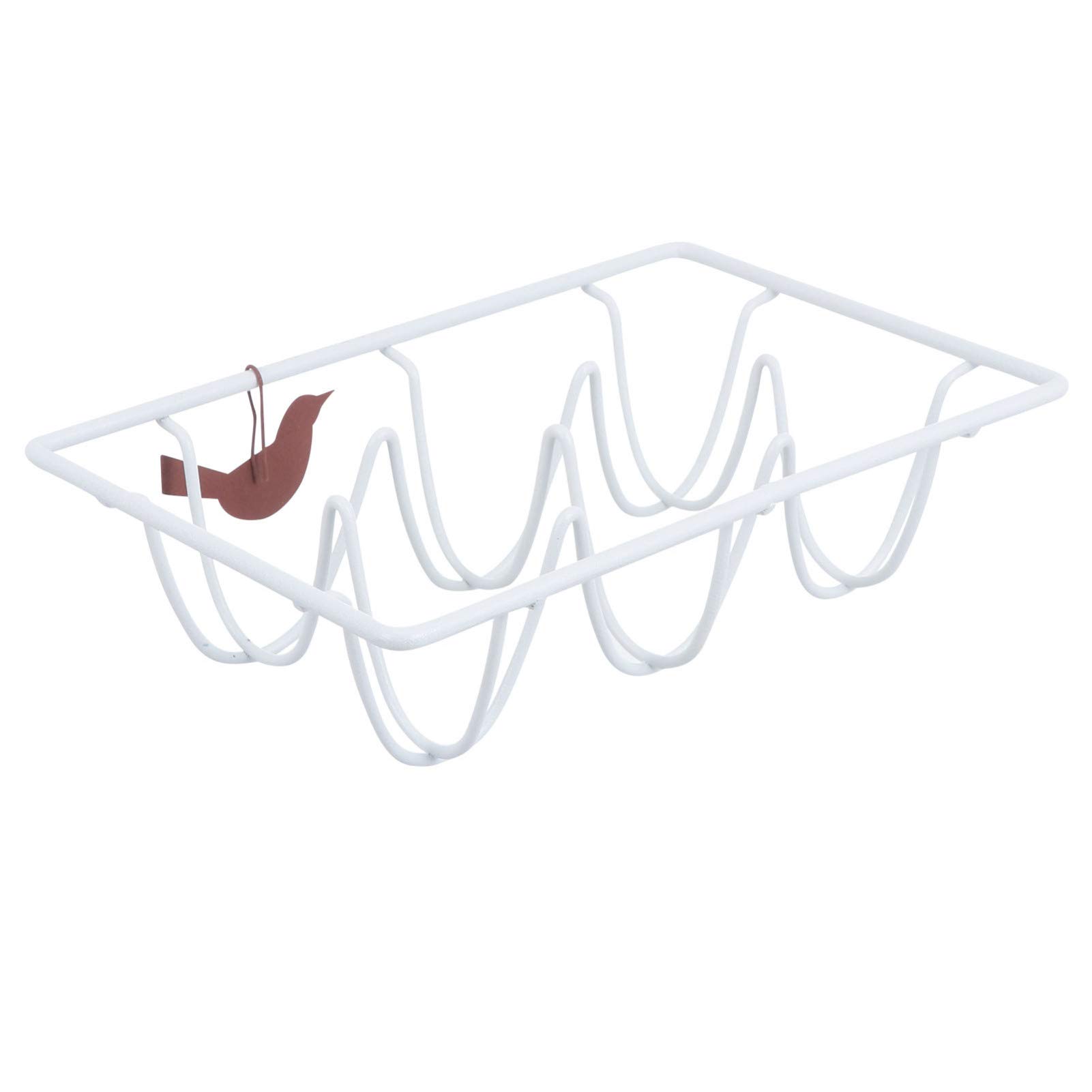 Hemoton 12-Slot Egg Holder - Durable Plastic Egg Storage Tray, Egg Organizer & Carrier for Refrigerator - Perfect for Farm Fresh Eggs, Breakfast Meal Prep & Kitchen Organization