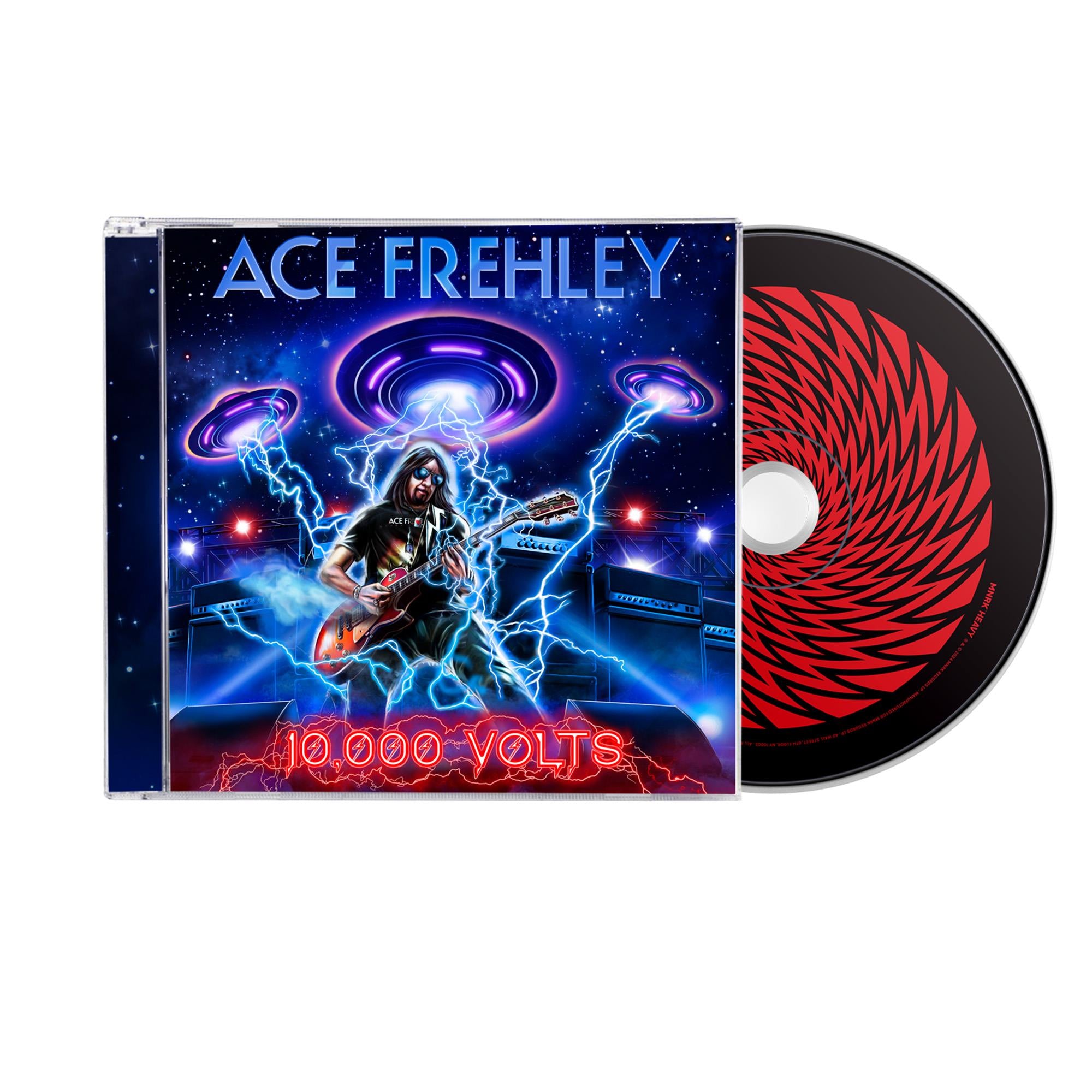 Ace Frehley 10000 Volts CD - Rock Music Album by Former KISS Guitarist - Perfect for Collectors & Classic Rock Fans