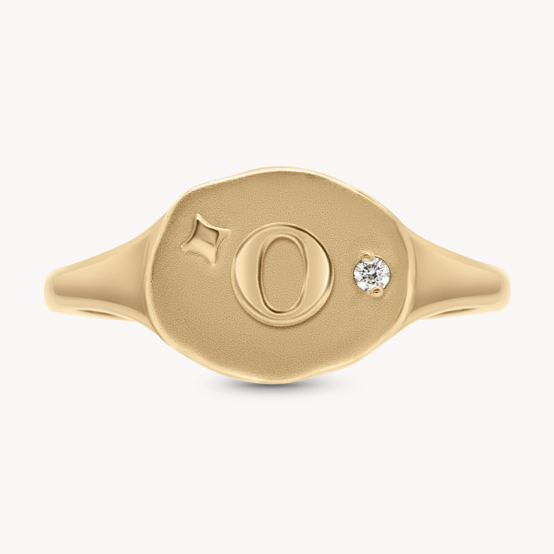 Athena Initial Ring - Personalized Silver Name Ring for Women, Custom Engraved Jewelry Gift - Perfect for Birthdays, Anniversaries & Everyday Wear