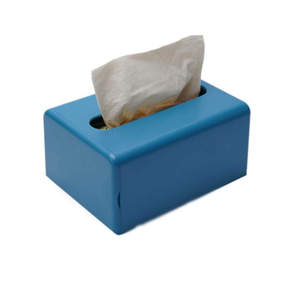 Portable Self-Adhesive Wall-Mounted Tissue Box Holder - Space Saving Home Organizer for Bathroom, Kitchen & Office - Paper Towel Dispenser with Strong Adhesive (Color A)
