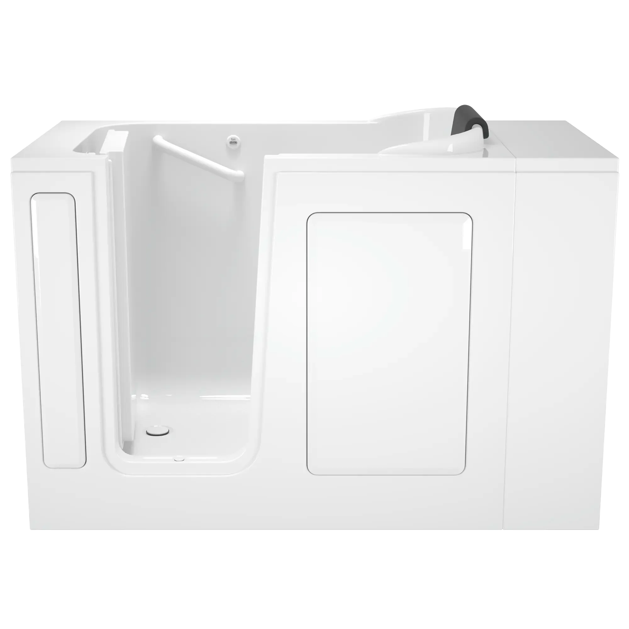 Premium 28 x 48 Inch Gelcoat Walk-In Bathtub with Soaker System - Left Hand Drain - Ideal for Elderly & Mobility Support, Spa Relaxation at Home
