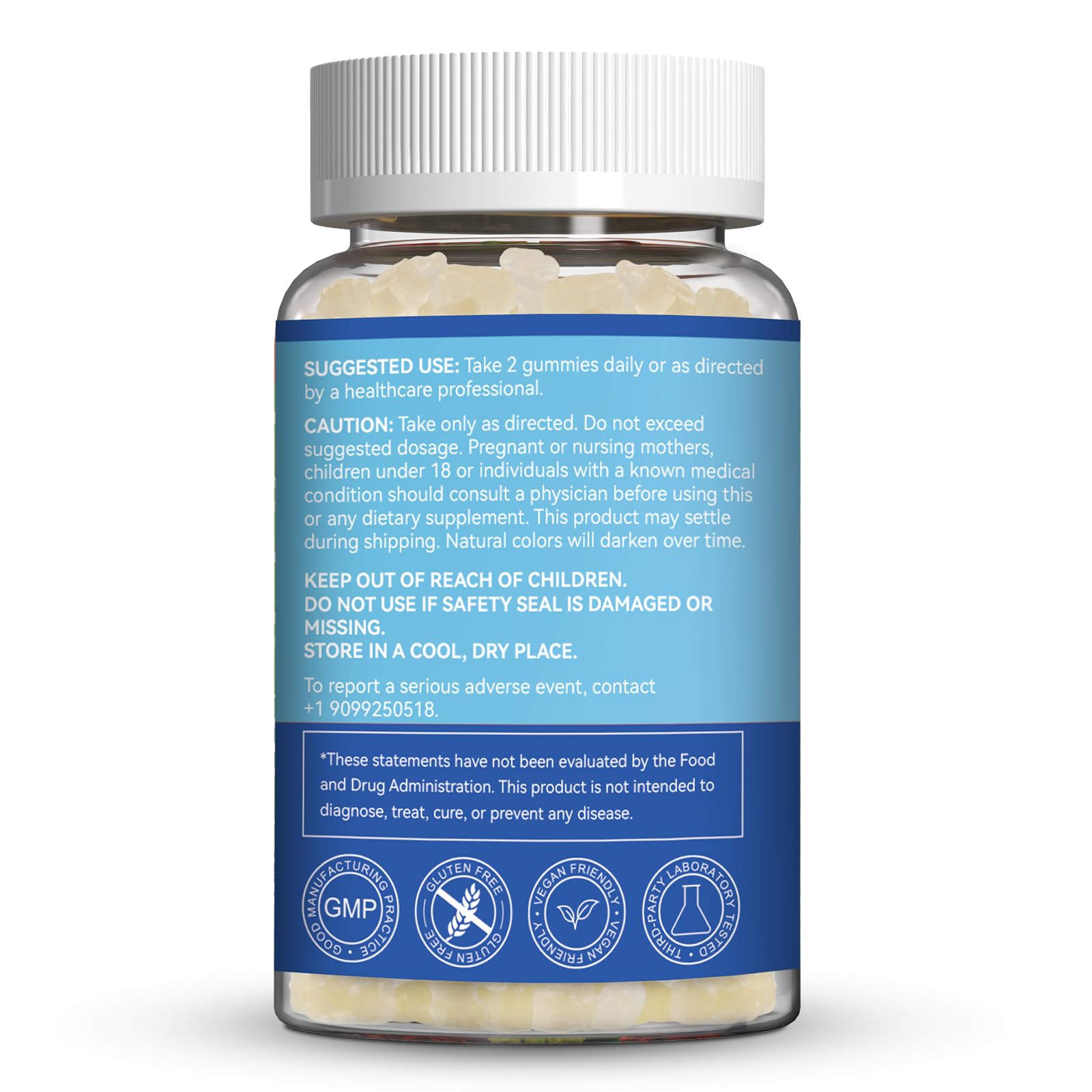 L-Lysine 1000mg Gummies for Adults - Immune & Collagen Support Supplement | Non-GMO, Vegan, Gluten Free Chewable Vitamins (60 Count) | Cold Sore Prevention & Skin Health Boost
