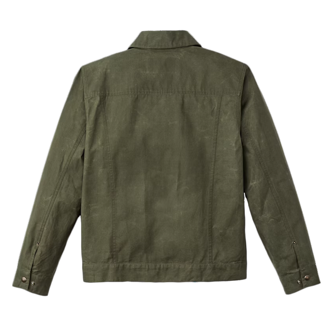 Filson Ranger Short Cruiser Jacket - Olive Green Water-Resistant Outdoor Jacket for Men | Hiking, Camping & Casual Wear